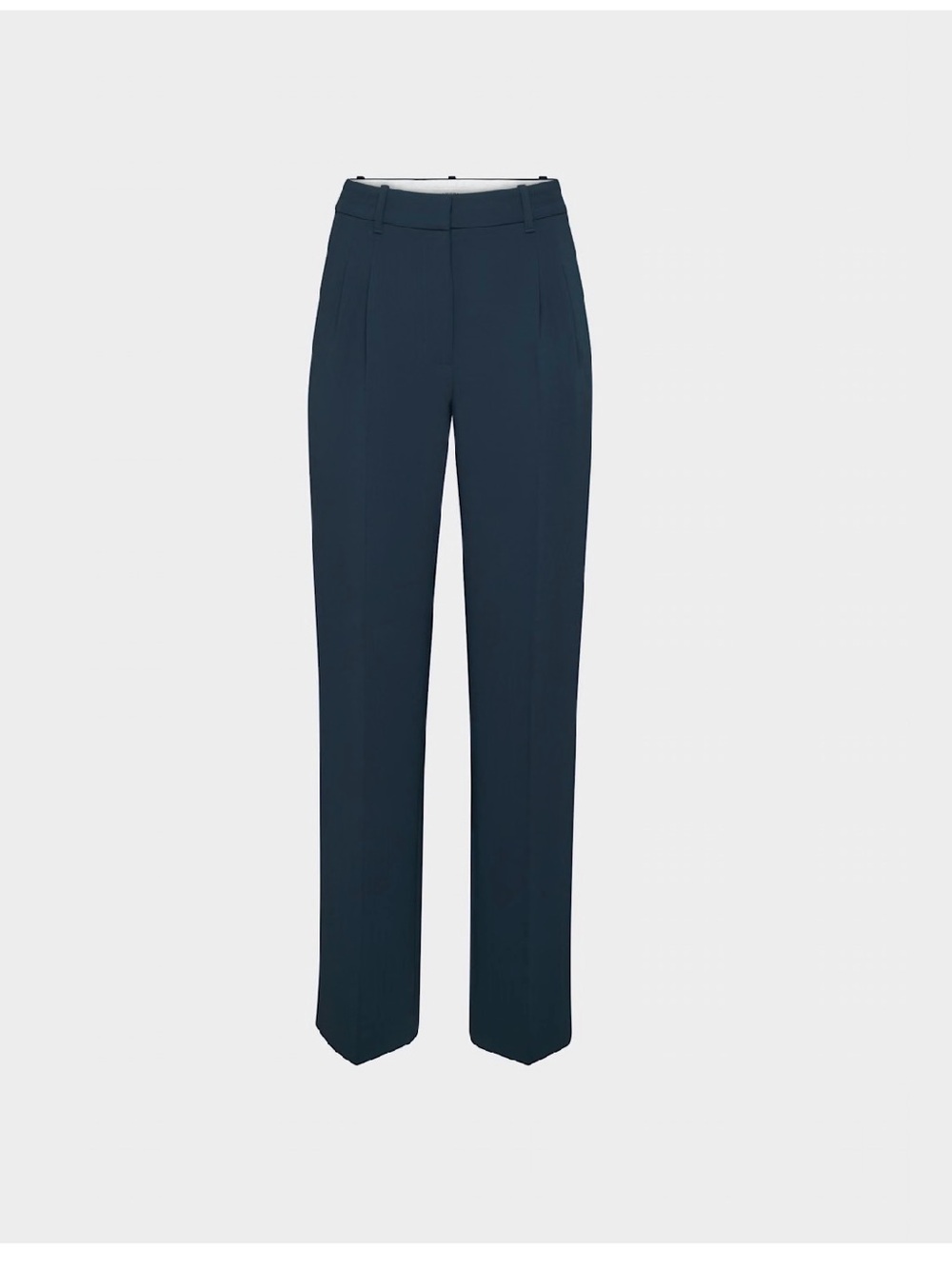 Wilfred Navy Straight-Leg Trousers